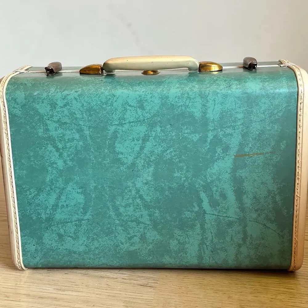 VTG 50s 60s Original Samsonite Shwayder Bros. Hard Shell Train Case Luggage